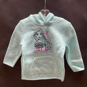 frozen elsa hoodie blue new